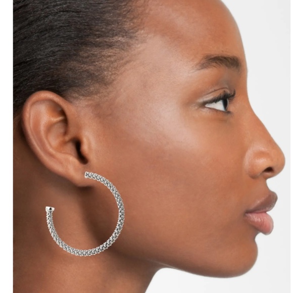 LAGOS Jewelry - Lagos Caviar Sterling Silver Hoop Earrings